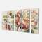 Designart - Romantic Dark Rose Blossing Flowers - Floral Premium Canvas Wall Art